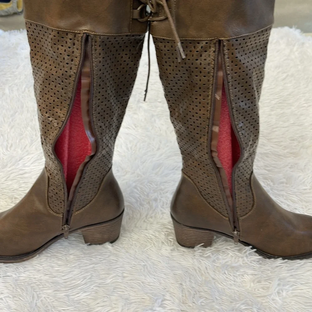 MATA WOMENS SIZE 10 Brown Knee-High  Boots